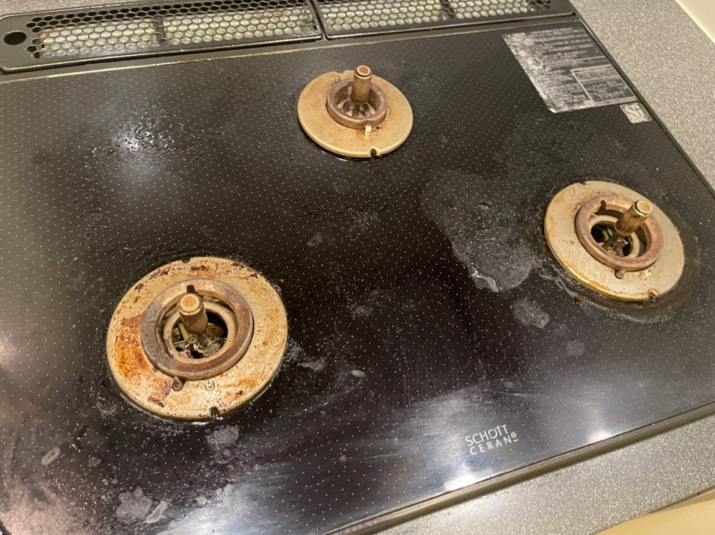 コンロ清掃 / アパート全体の清掃